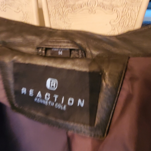 Kenneth Cole Leather Jacket - Picture 4 of 5